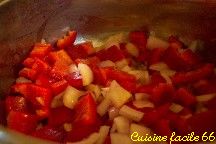 Ratatouille courgette aubergine tomate poivron