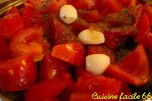 Ratatouille courgette aubergine tomate poivron