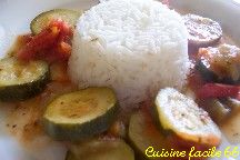 Ratatouille courgette aubergine tomate poivron