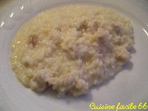 Risotto au porc