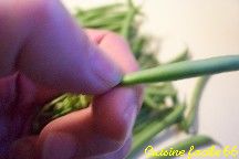 Haricots verts (Préparation)