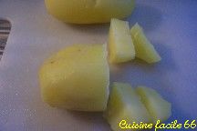 Salade de pommes de terre, haricots verts et thon