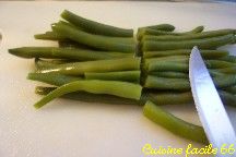 Haricots verts (Prparation)