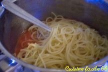 Spaghetti bolognaise au poulet