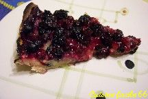 Tarte aux fruits rouges, crme  la vanille