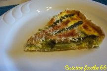 Tarte aux asperges