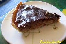 Tarte moelleuse chocolat banane