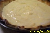 Tarte  la crme au pamplemousse meringue