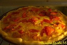 Tarte aux légumes d’été, tomates et mozzarella