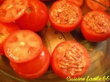 Tomates et courgettes farcies  lagneau et amande