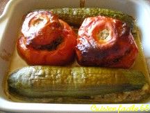 Tomates et courgettes farcies  lagneau et amande