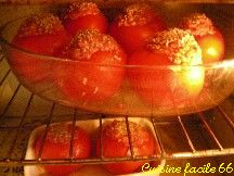 Tomates farcies  lorientale au ssame