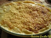 Gratin de salsifis et pommes de terre à la béchamel