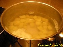 Poêlée de choux de Bruxelles et pommes de terre au jambon
