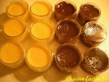 Petits pots de crème onctueuse au chocolat amer