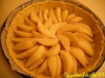 Tarte aux poires et poudre d'amandes