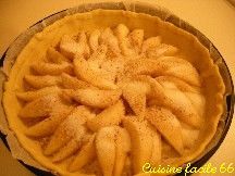 Tarte aux poires et poudre d'amandes