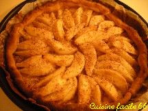 Tarte aux poires et poudre d'amandes