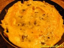 Omelette au roquefort