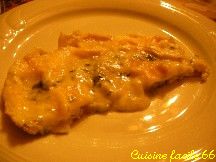 Omelette au roquefort