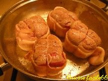 Paupiettes de veau aux olives, sauce tomate