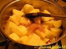 Pommes de terre paysannes au lard et oignons (ragoût)