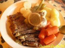 Paleron de bœuf en pot au feu