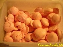 Meringues roses, à l'italienne