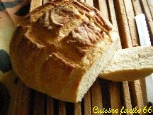 Pain à la levure de boulangerie (2 boules de 380 gr)