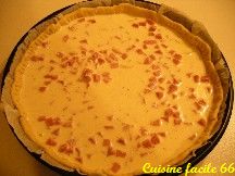 Quiche jambon de Paris, oignons