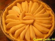 Tarte aux poires (Guyot) à la crème d'amande