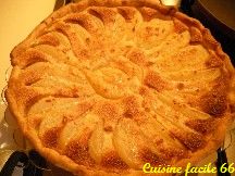 Tarte aux poires (Guyot) à la crème d'amande