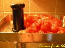 Tomates farcies (basse côte de bœuf) et origan