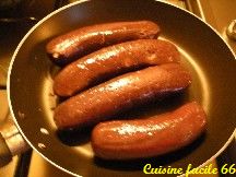 Boudin noir à l'oignon et poêlée de pommes