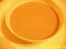 Soupe velouté de pâtisson et marrons