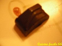 Ganache au chocolat noir, vanille, pour fourrage chocolat de Noël