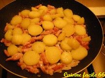 Gratin de pommes de terre et lardons au Mont d'or