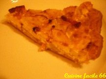 Tarte aux pommes de terre et lardons