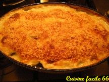 Gratin de courgettes sauce béchamel, emmental