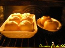 Pommes au four au chocolat et amandes