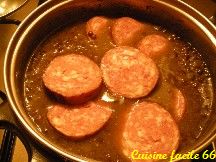 Lentilles verte du Puy à la saucisse de Morteau