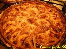 Tarte pommes, poires à la crème d'amande