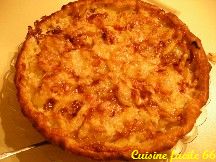 Tarte pommes de terre, lardons, oignons, fromage façon Tartiflette