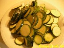 Tarte aux courgettes et lardons