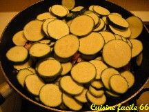 Tarte aux courgettes et lardons