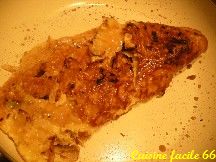 Omelette aux oignons nouveaux