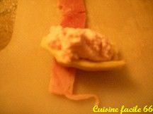 Cœurs d'artichauts farcis à la crème de jambon de Paris, parmesan en gratin