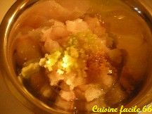 Tartare de cabillaud, salade au fenouil au citron