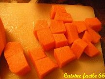 Purée de carottes et potiron