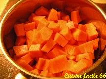 Purée de carottes et potiron